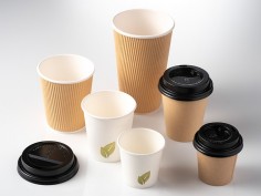 Vaso kraft PLA 8oz compostable para café | Bebidas | Effimer 2
