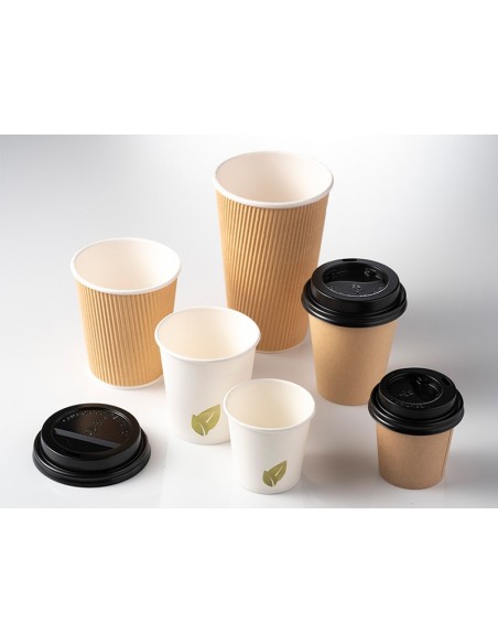 Vaso kraft PLA 8oz compostable para café | Bebidas | Effimer