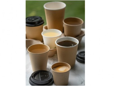 Vaso kraft PLA 8oz compostable para café | Bebidas | Effimer