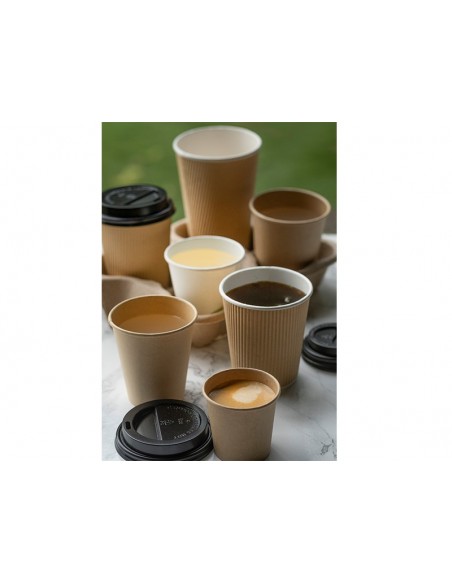 Vaso kraft PLA 8oz compostable para café | Bebidas | Effimer