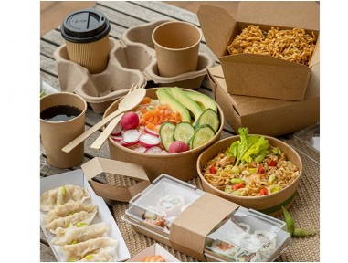 Ensaladera kraft con tapa 500ml | Effimer