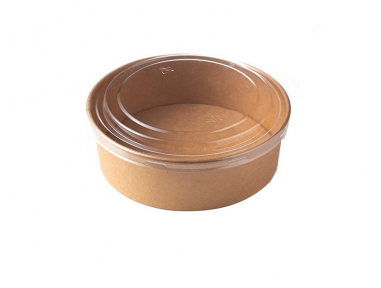 Ensaladera kraft con tapa 500ml | Effimer