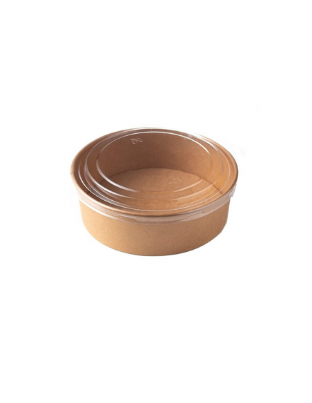Ensaladera kraft con tapa 500ml | Effimer