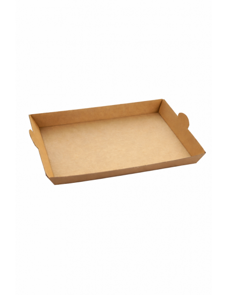 Bandeja kraft 17cm para bocadillos | Catering | Effimer