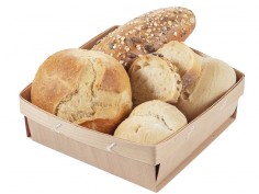 Cesta de madera para pan cuadrada | Effimer 2