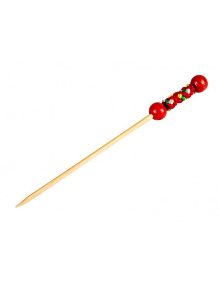 Brocheta perla roja bambú 12cm catering | Bebidas | Effimer