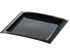Plato negro 21cm | Catering | Effimer