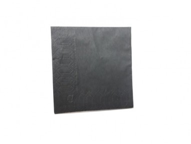 Servilleta negra 20cm bares y cócteles | Effimer