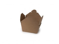 Recipiente de cartón kraft 26oz | Effimer