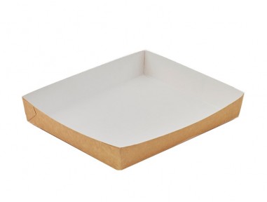 Bandeja base carton kraft 23cm | Catering | Effimer