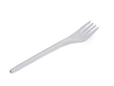Tenedor PLA compostable blanco | Bebidas | Effimer