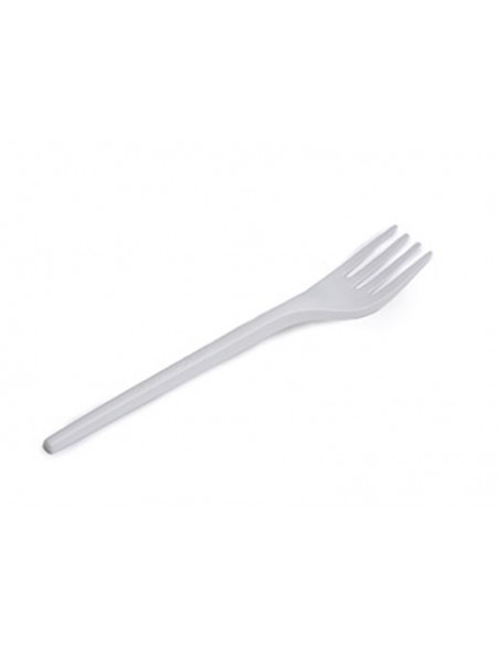 Tenedor PLA compostable blanco | Bebidas | Effimer