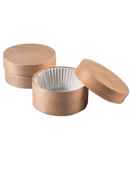 Caja de madera redonda 75x40mm | Effimer