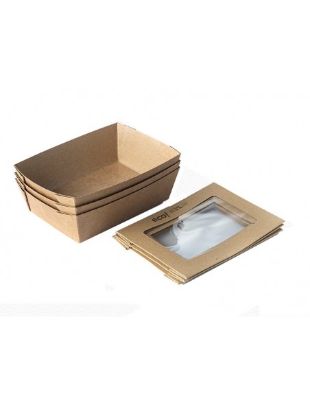 Bandeja Cartón Be recycled 180x130x50 mm