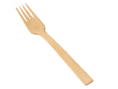 Tenedor de bambú compostable hostelería | Effimer