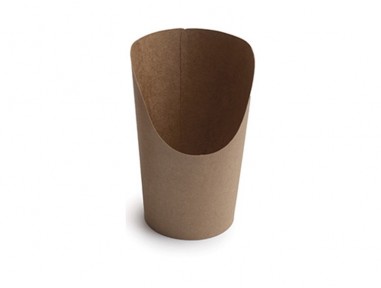 Caja patatas fritas kraft 16oz | Effimer