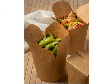 Noodle box kraft 16oz para ramen | Effimer