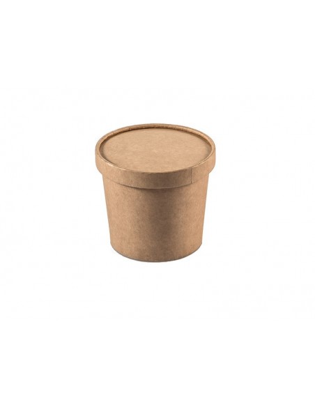 Bowl ramen kraft con tapa 12oz | Effimer